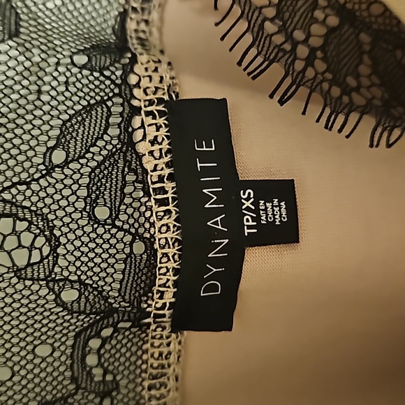 DYNAMITE lace cami - Picture 4 of 4